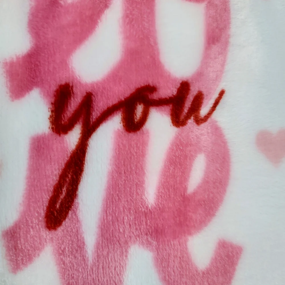BE MY VALENTINE LOVE YOU BLANKET
